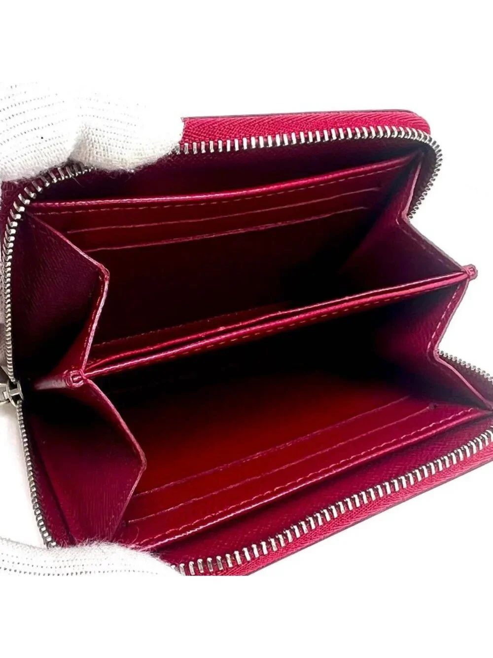 Louis Vuitton Epi Fuchsia Pink Zippy Coin Purse